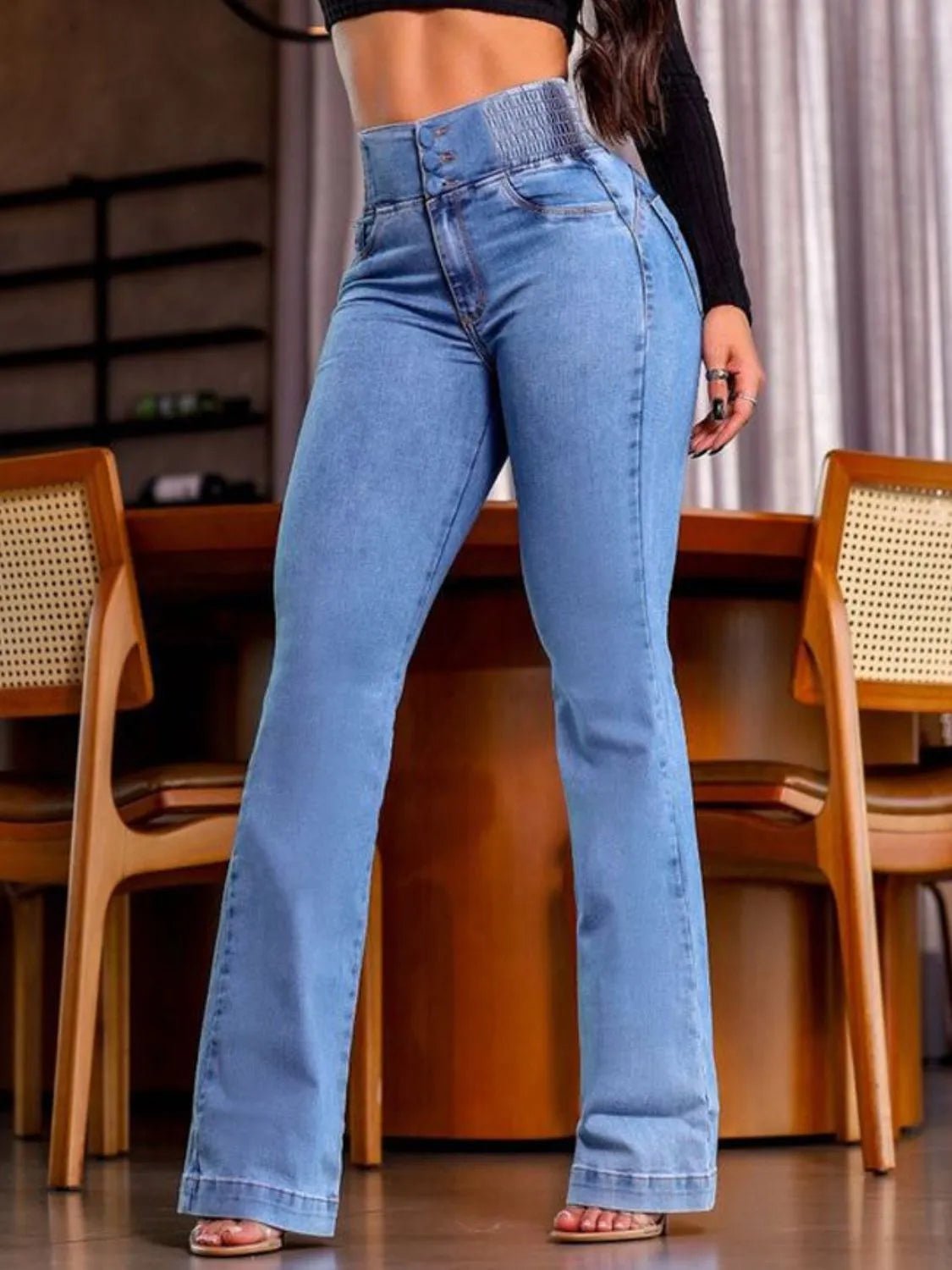 Jean bootcut taille haute - Les secrets de Cath