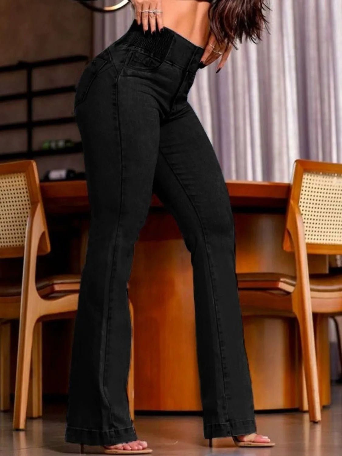 Jean bootcut taille haute - Les secrets de Cath