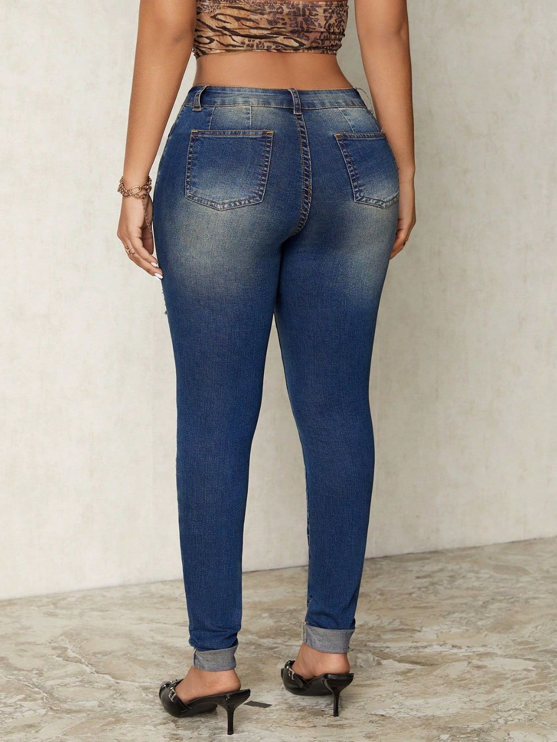 Jean skinny usé - Les secrets de Cath