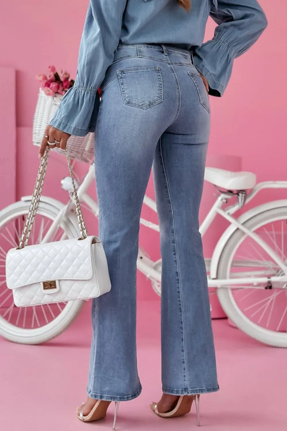 Jean bootcut avec poches - Les secrets de Cath