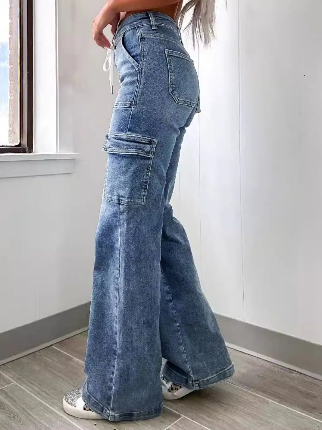 Washed Jeans with Pockets - Les secrets de Cath