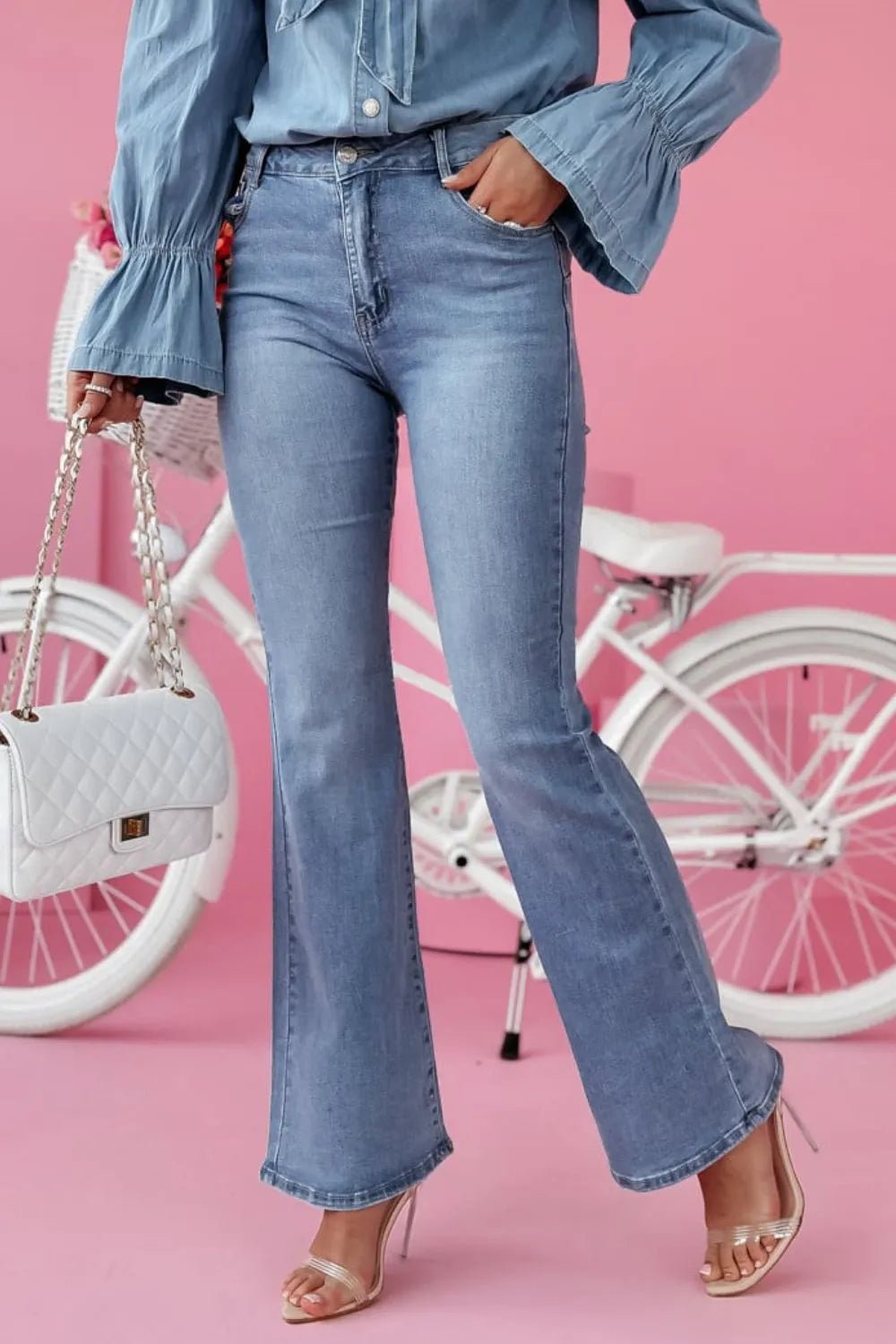 Jean bootcut avec poches - Les secrets de Cath
