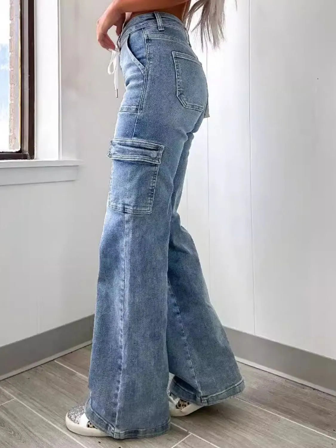 Washed Jeans with Pockets - Les secrets de Cath