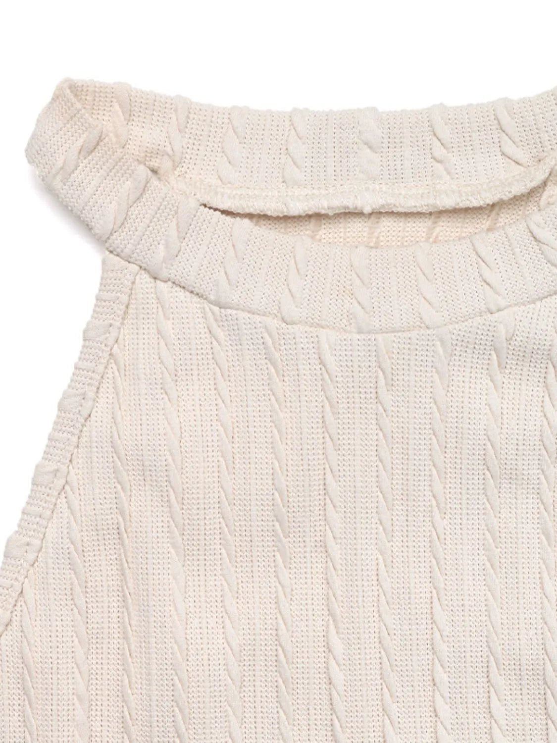 Camisole à col grec et pompons - Les secrets de Cath