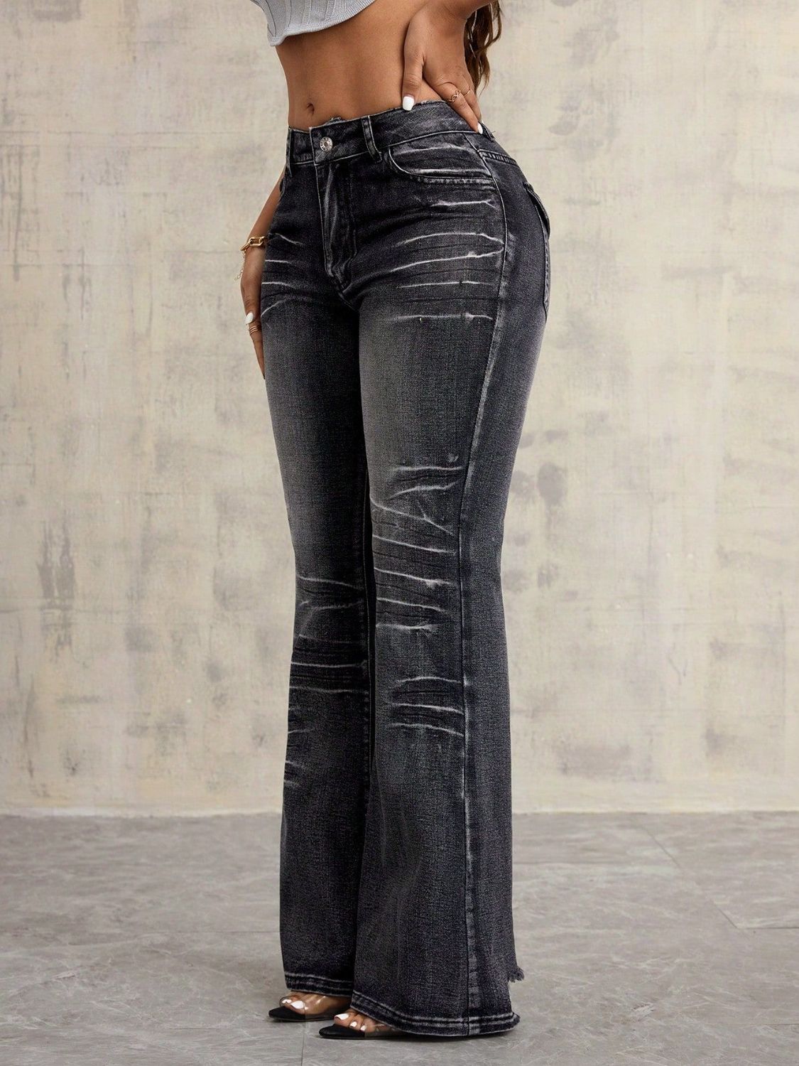 Jean bootcut taille haute - Les secrets de Cath