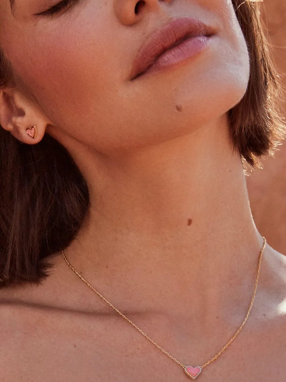 Collier avec pendentif en forme de cœur - Les secrets de Cath