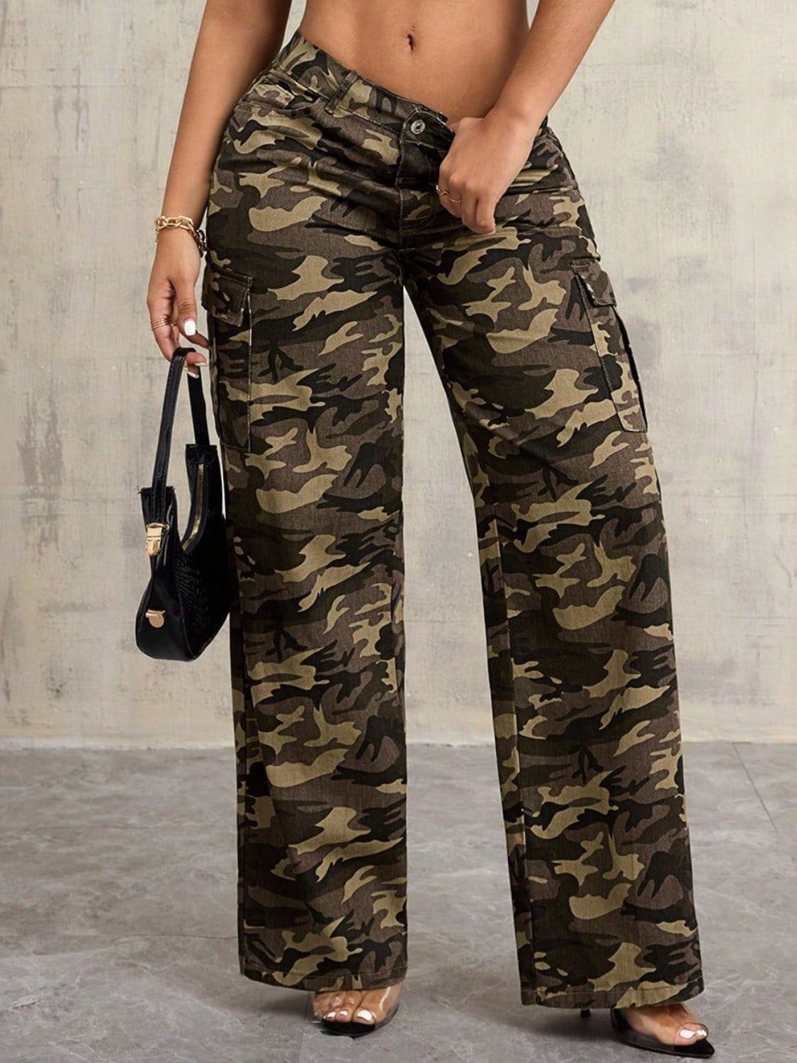Jean large camouflage - Les secrets de Cath