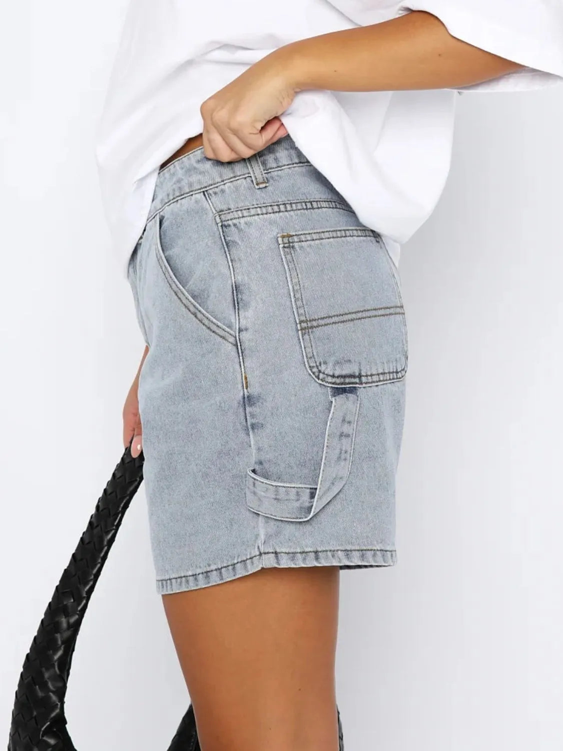 High Waist Denim Shorts - Les secrets de Cath