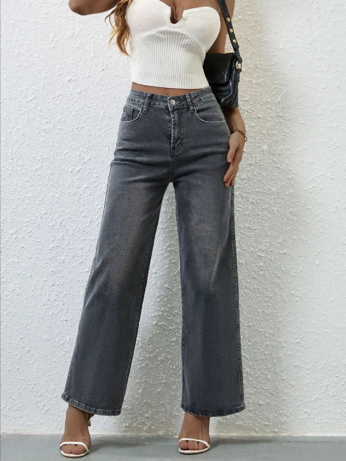 Jean large taille haute - Les secrets de Cath