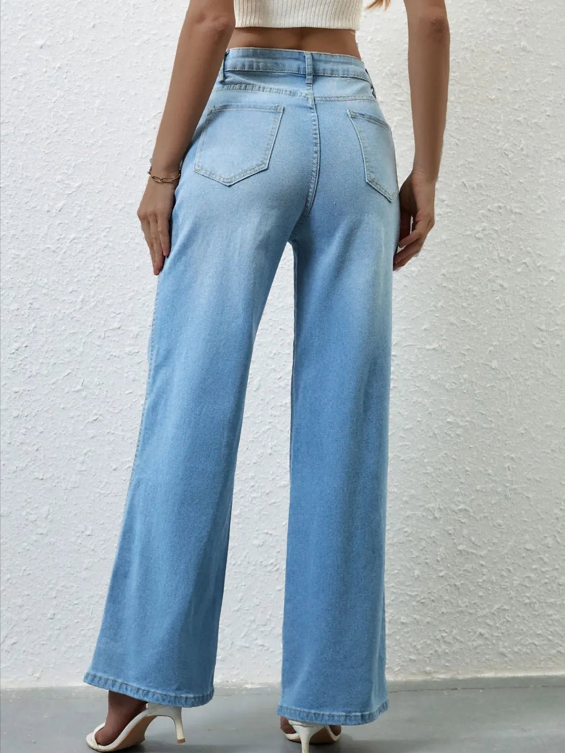 Jean large taille haute - Les secrets de Cath