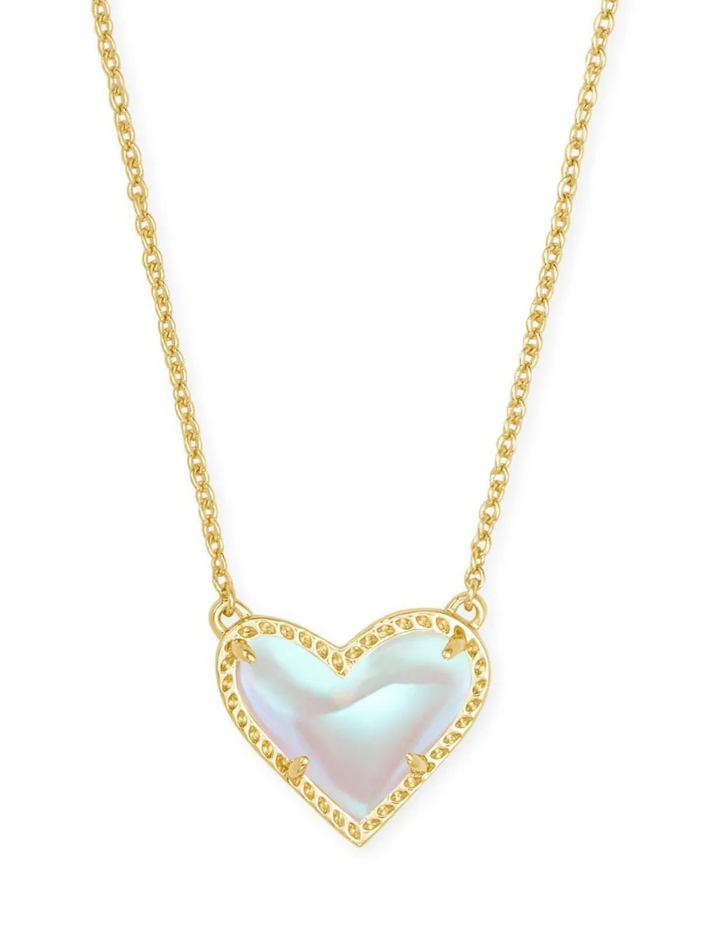 Collier avec pendentif en forme de cœur - Les secrets de Cath