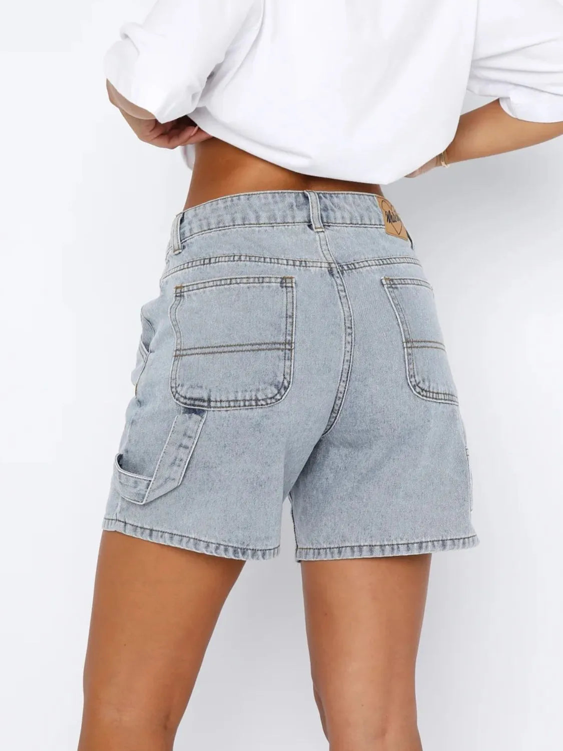 High Waist Denim Shorts - Les secrets de Cath