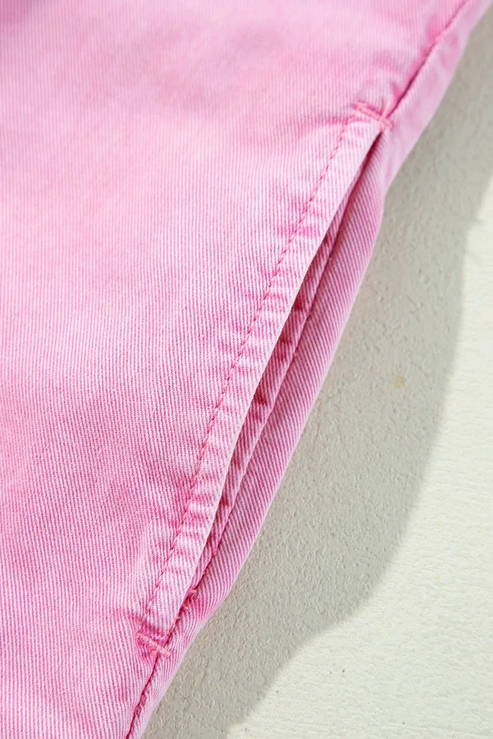Button Down Short Sleeve Denim Dress - Les secrets de Cath