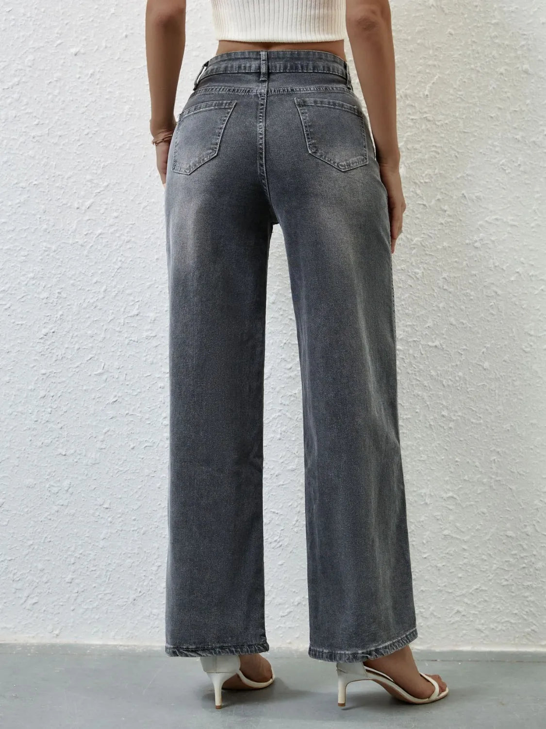 Jean large taille haute - Les secrets de Cath