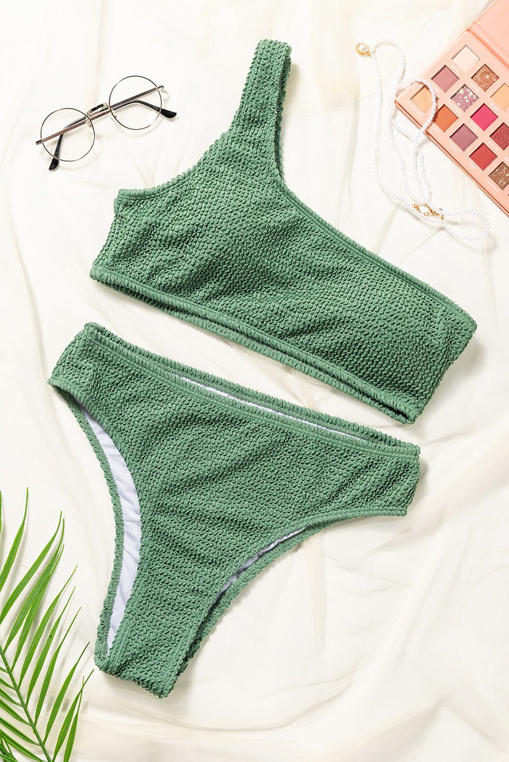 Ensemble bikini à épaule unique - Les secrets de Cath