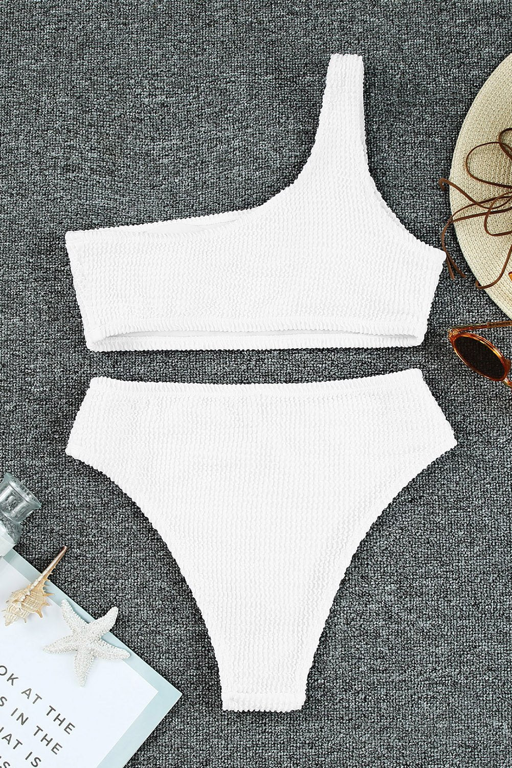 Ensemble bikini à épaule unique - Les secrets de Cath