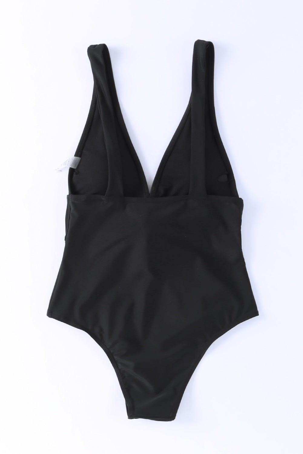 Maillot de bain une pièce à bretelles larges et décolleté plongeant - Les secrets de Cath