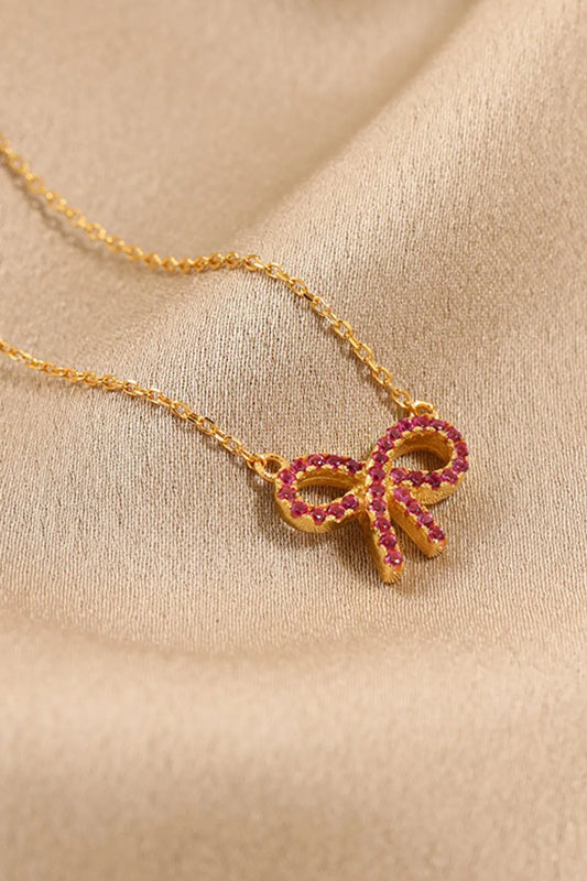 Collier nœud en argent sterling 925 - Les secrets de Cath