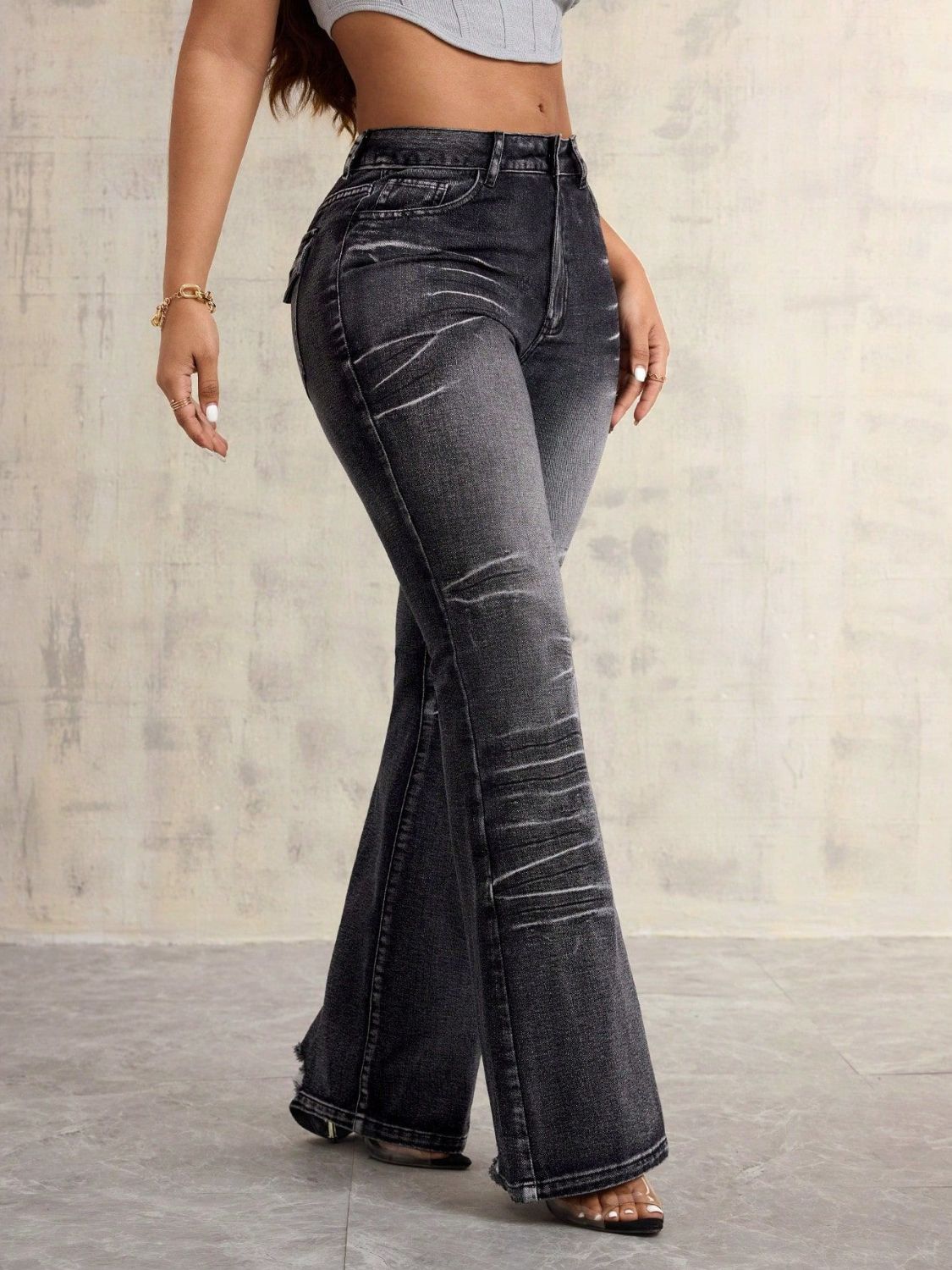 Jean bootcut taille haute - Les secrets de Cath
