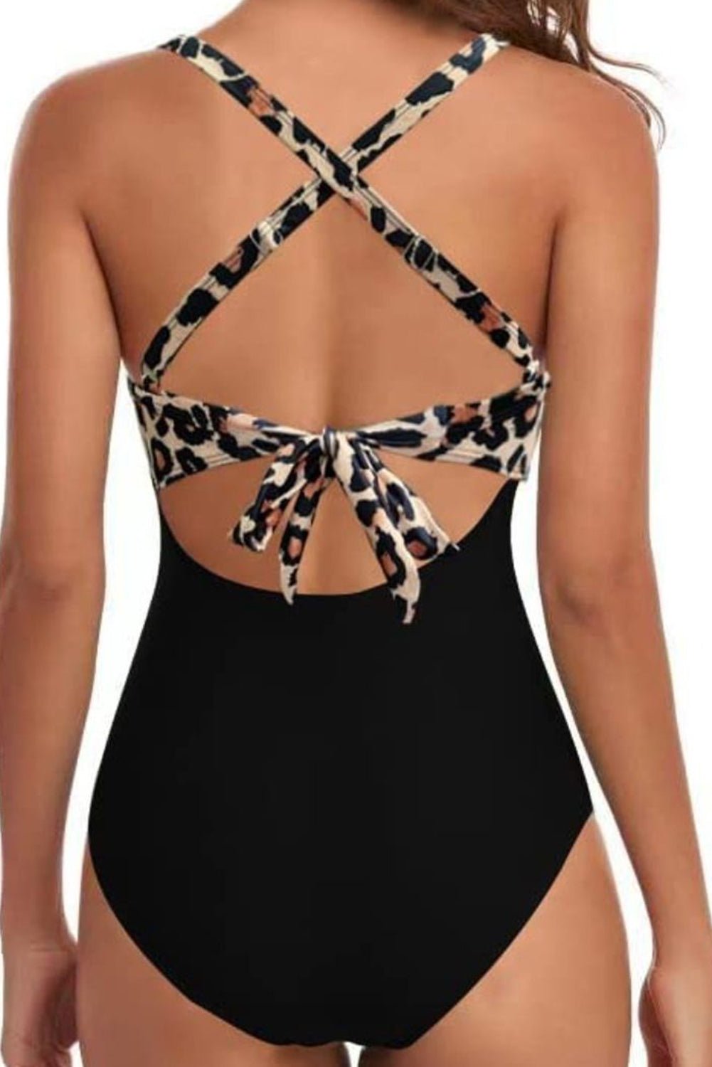 Maillot de bain une pièce à découpes croisées et nouées - Les secrets de Cath