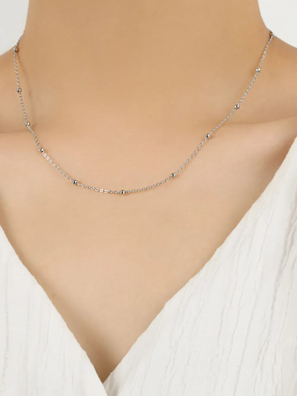Collier de perles en argent sterling 925 - Les secrets de Cath