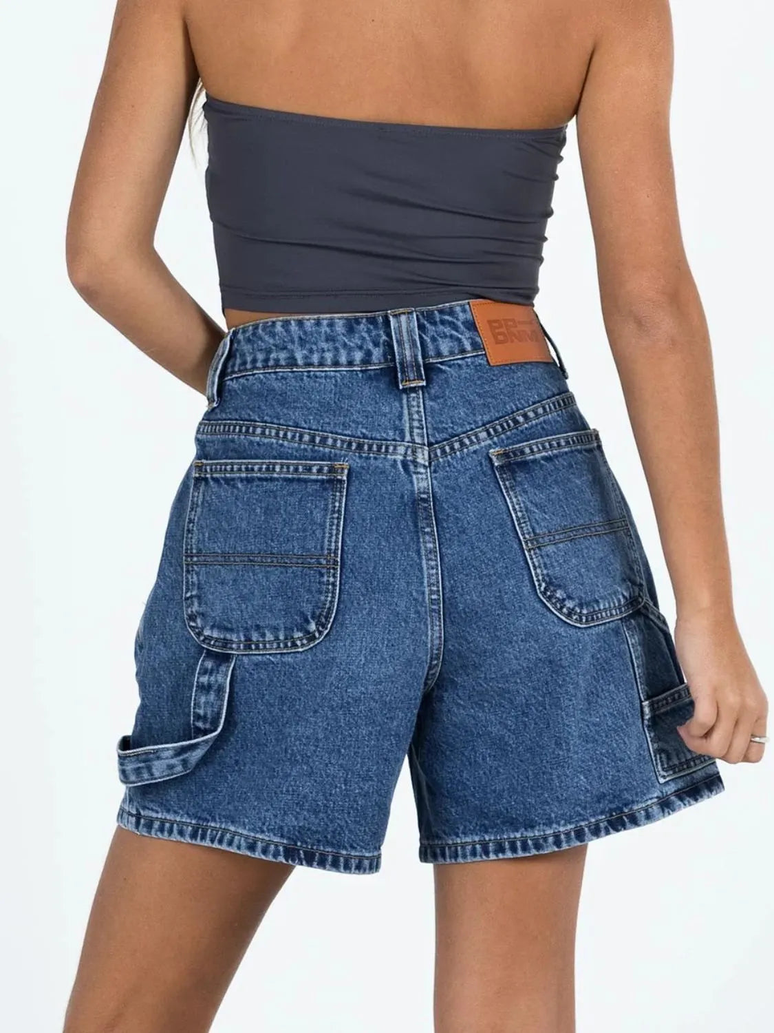 High Waist Denim Shorts - Les secrets de Cath