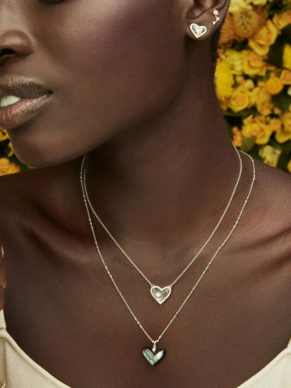 Collier avec pendentif en forme de cœur - Les secrets de Cath