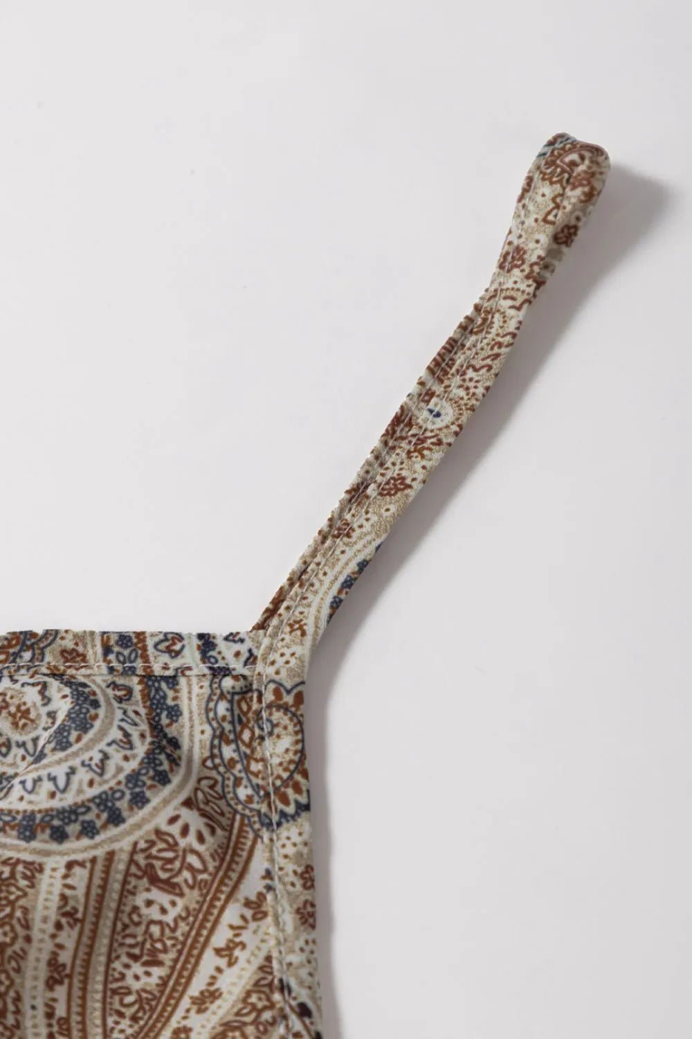 Camisole babydoll à smocks et imprimé cachemire - Les secrets de Cath