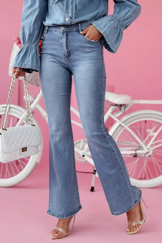 Jean bootcut avec poches - Les secrets de Cath