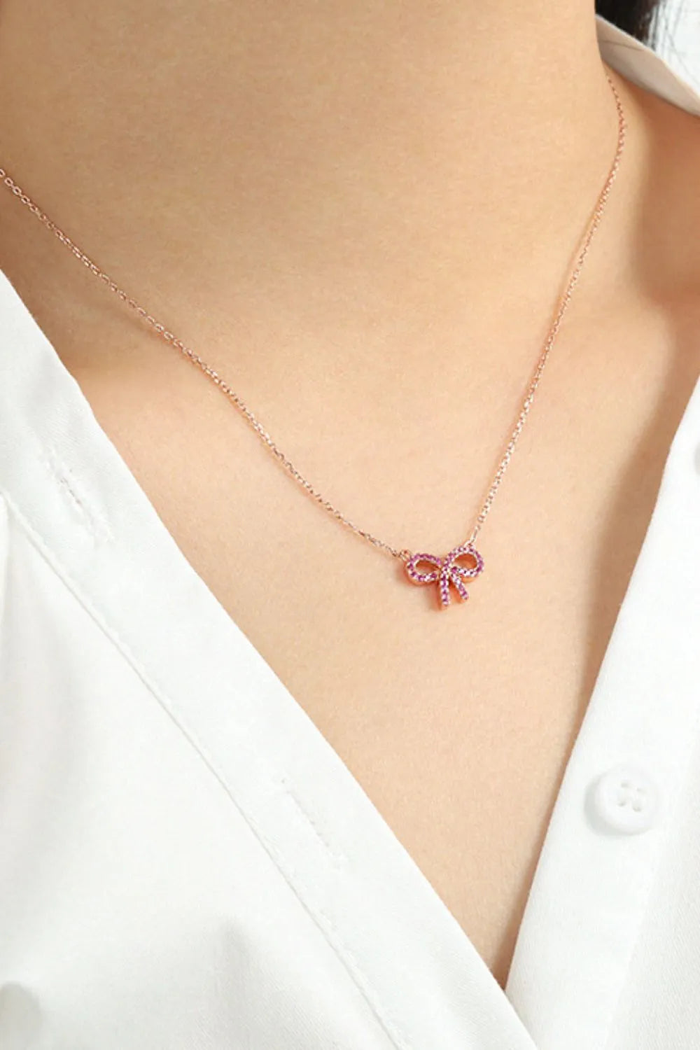 Collier nœud en argent sterling 925 - Les secrets de Cath