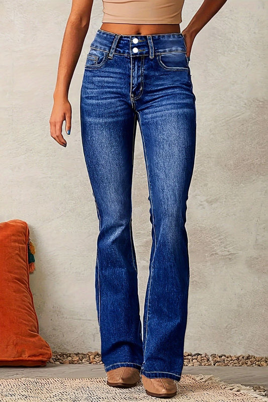 Jean bootcut délavé Cat Whisker - Les secrets de Cath