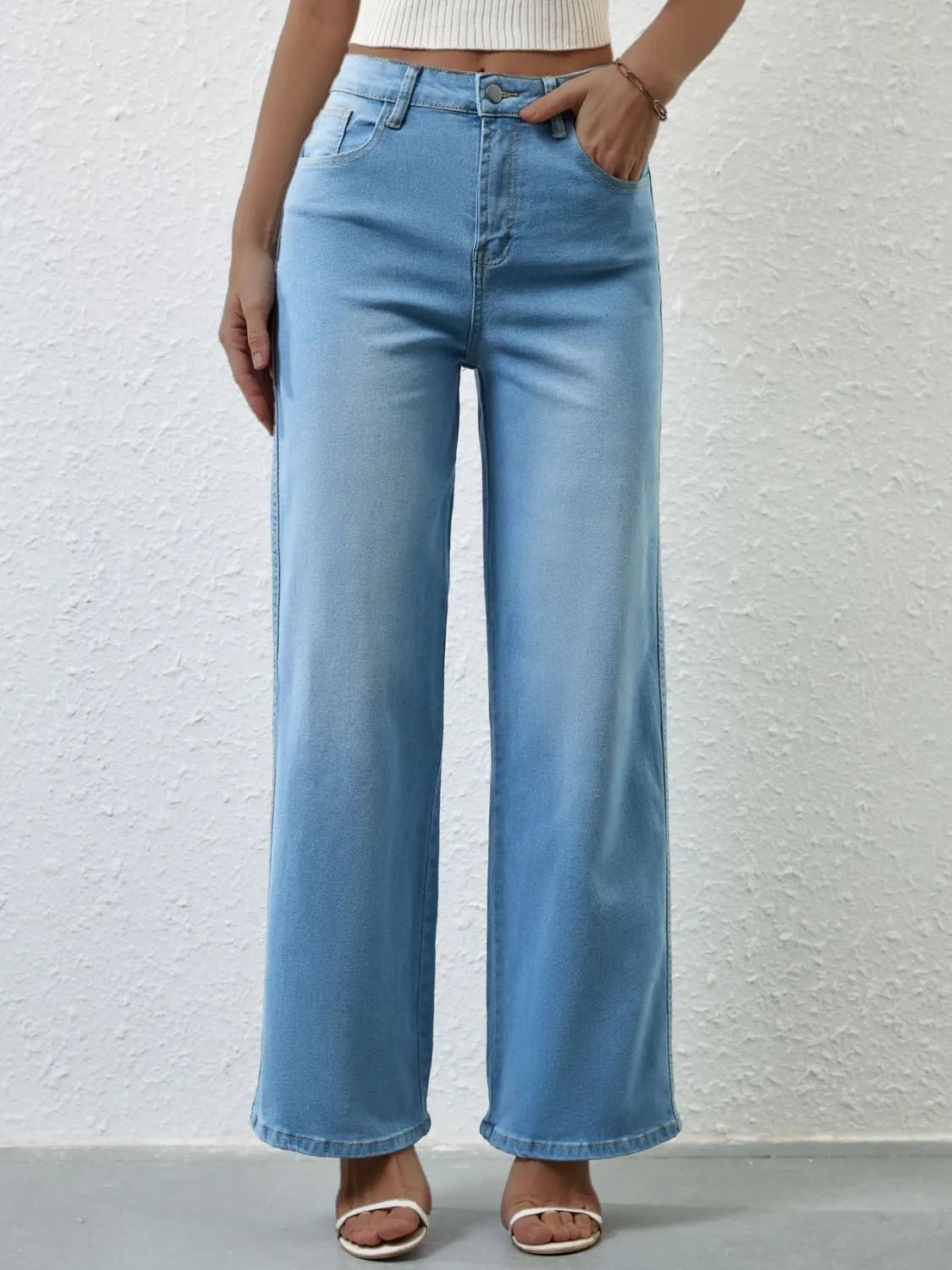 Jean large taille haute - Les secrets de Cath
