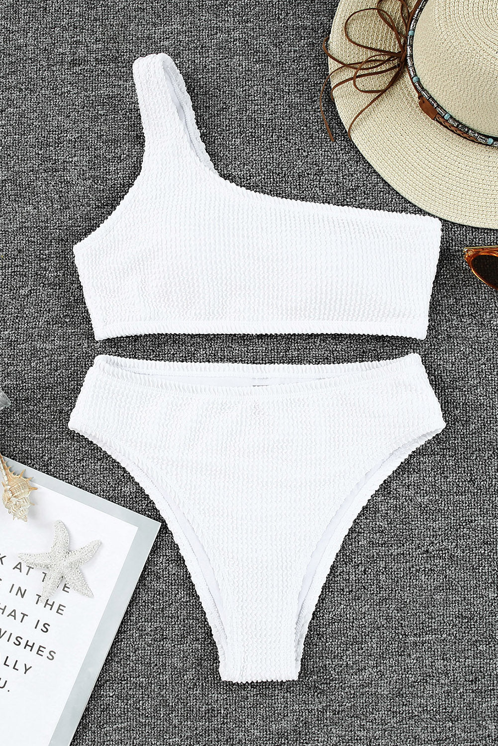 Ensemble bikini à épaule unique - Les secrets de Cath