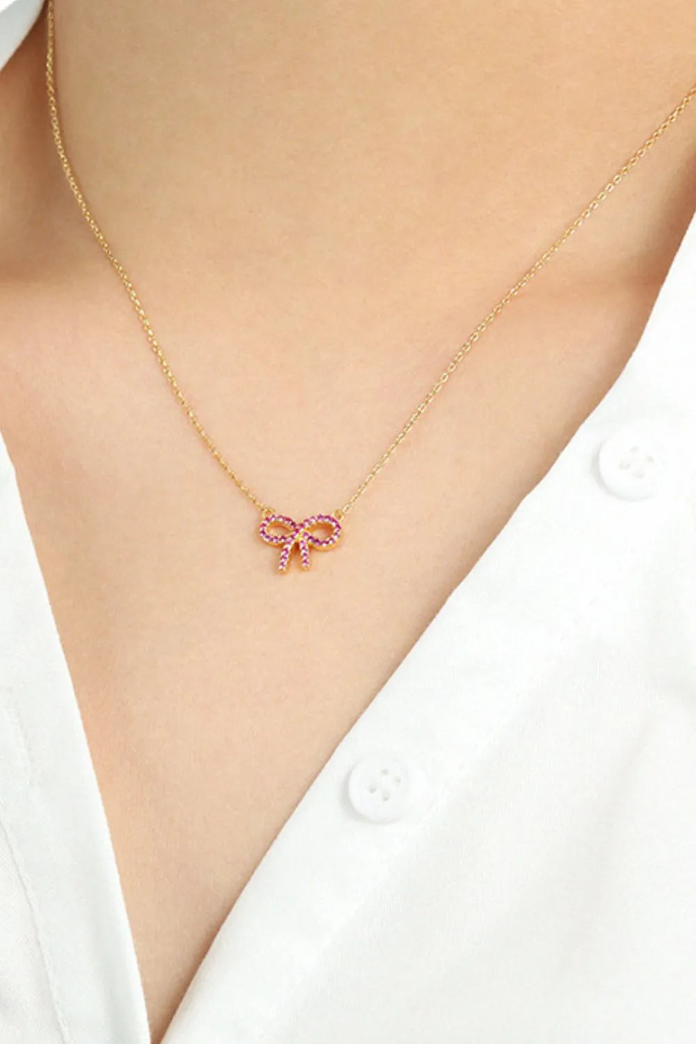 Collier nœud en argent sterling 925 - Les secrets de Cath
