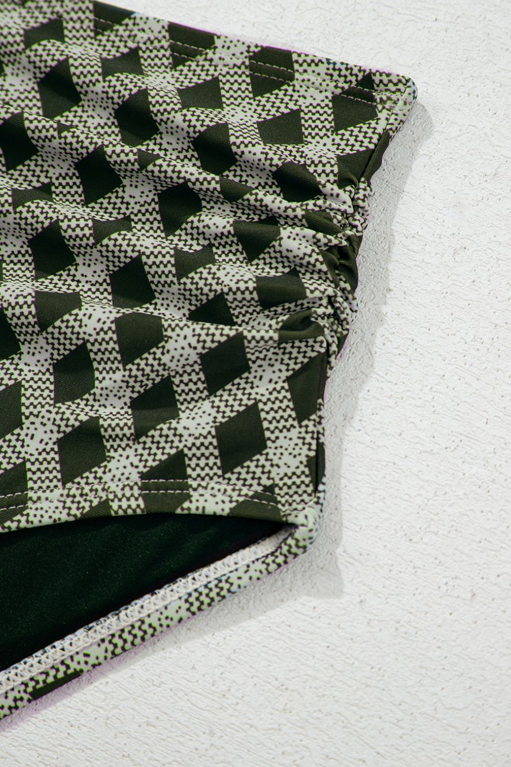 Ensemble de bain taille haute à carreaux et à pois - Les secrets de Cath