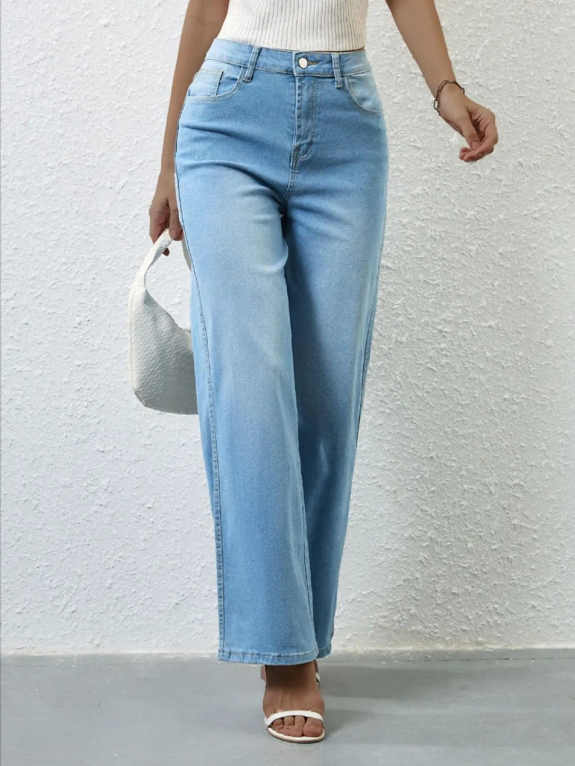 Jean large taille haute - Les secrets de Cath