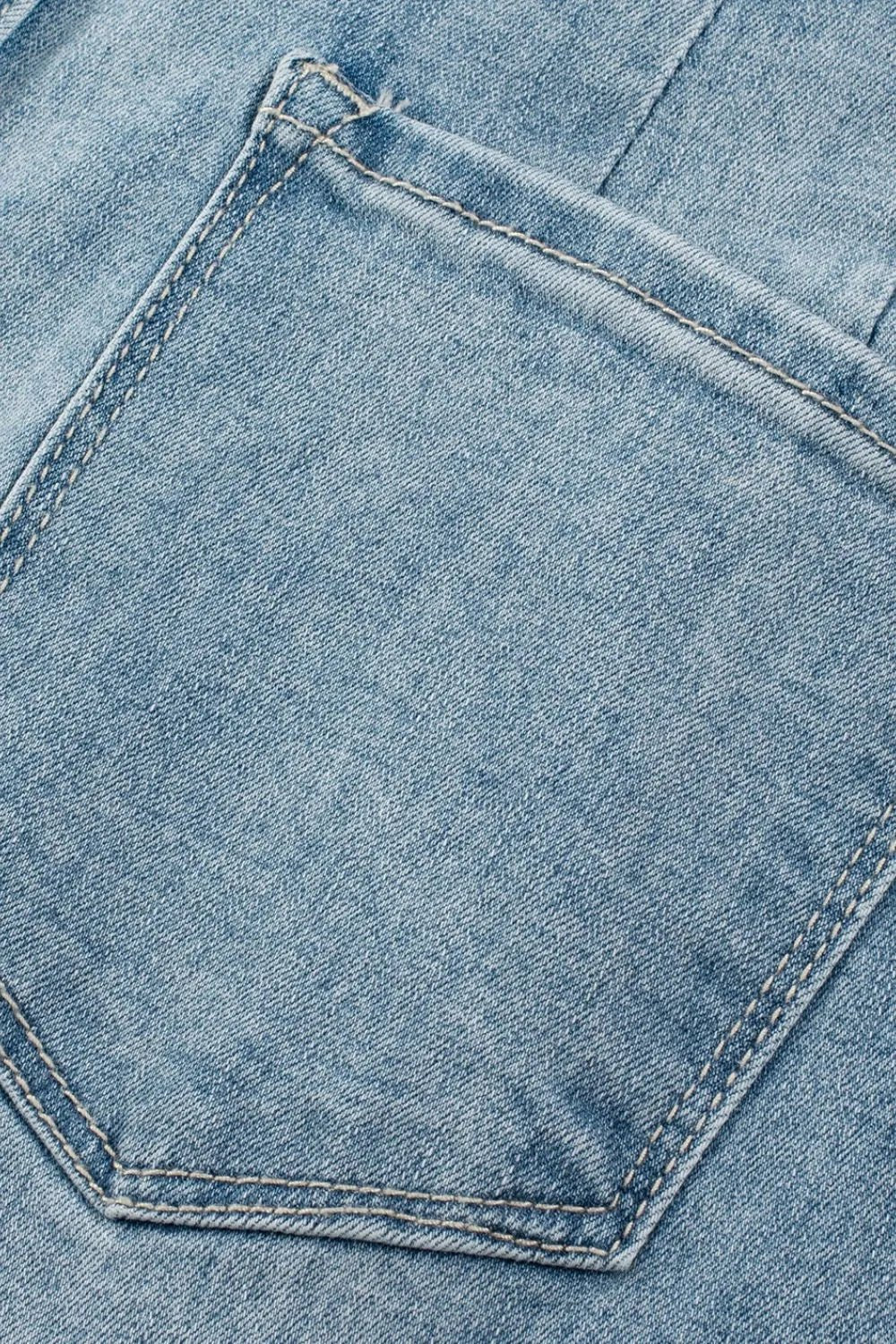 Jean taille haute à braguette boutonnée - Les secrets de Cath