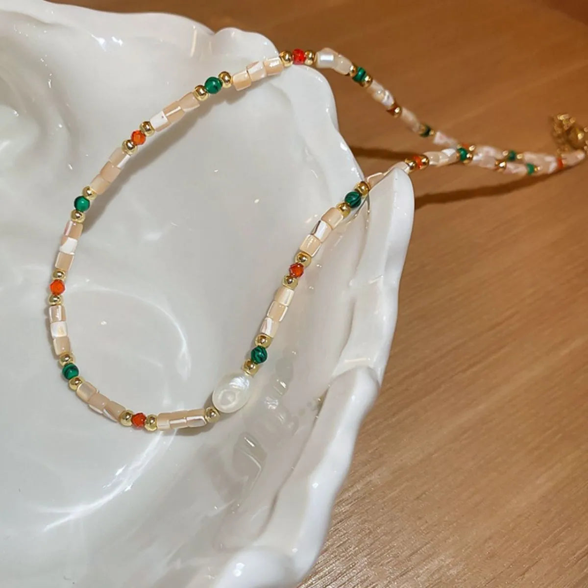 Collier de perles en alliage - Les secrets de Cath