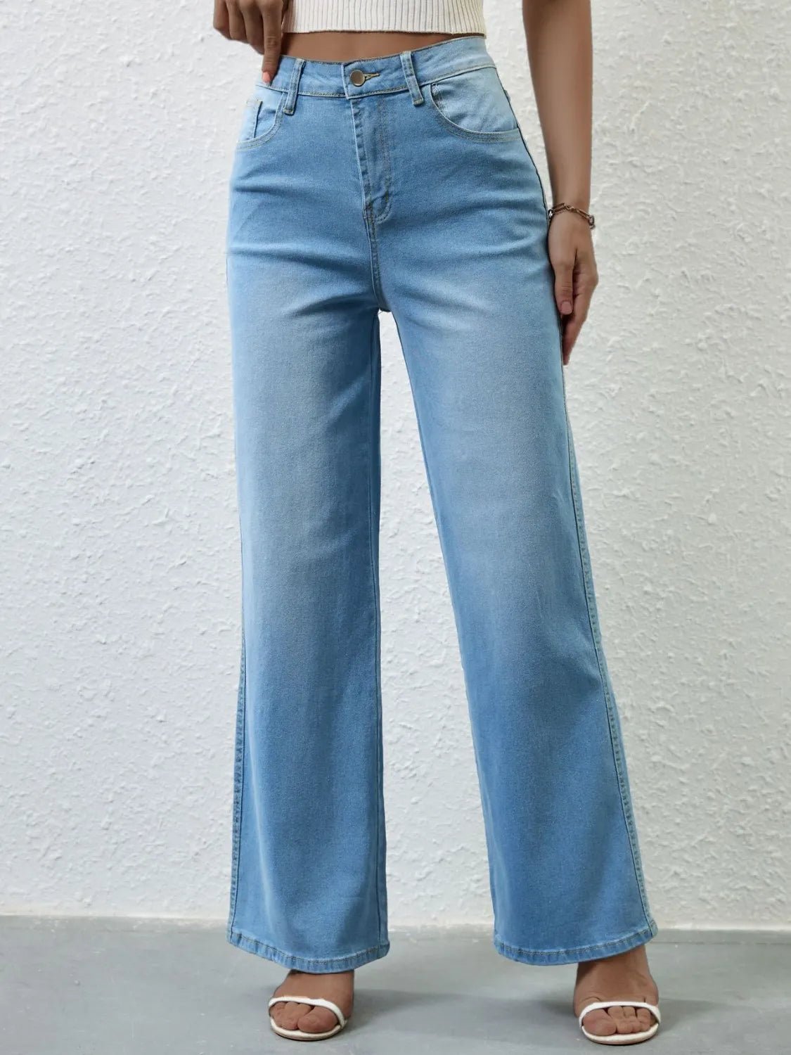Jean large taille haute - Les secrets de Cath